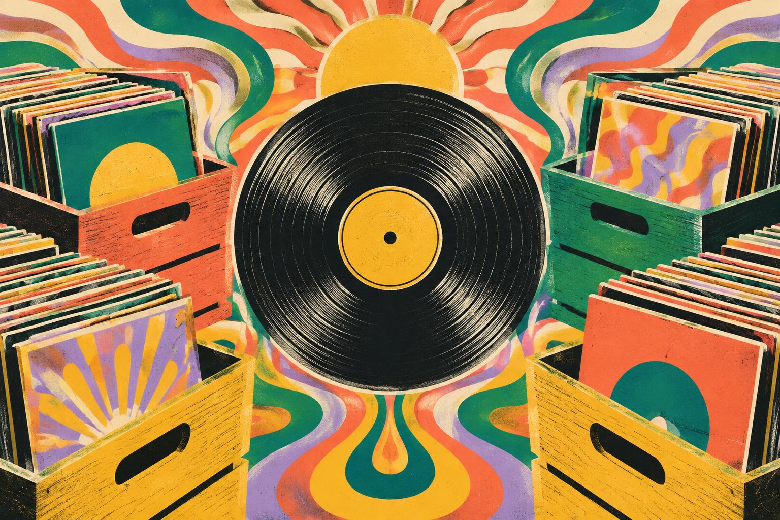 Arte ilustrativa do evento Feira de Vinil — Edição Demonstrativa
